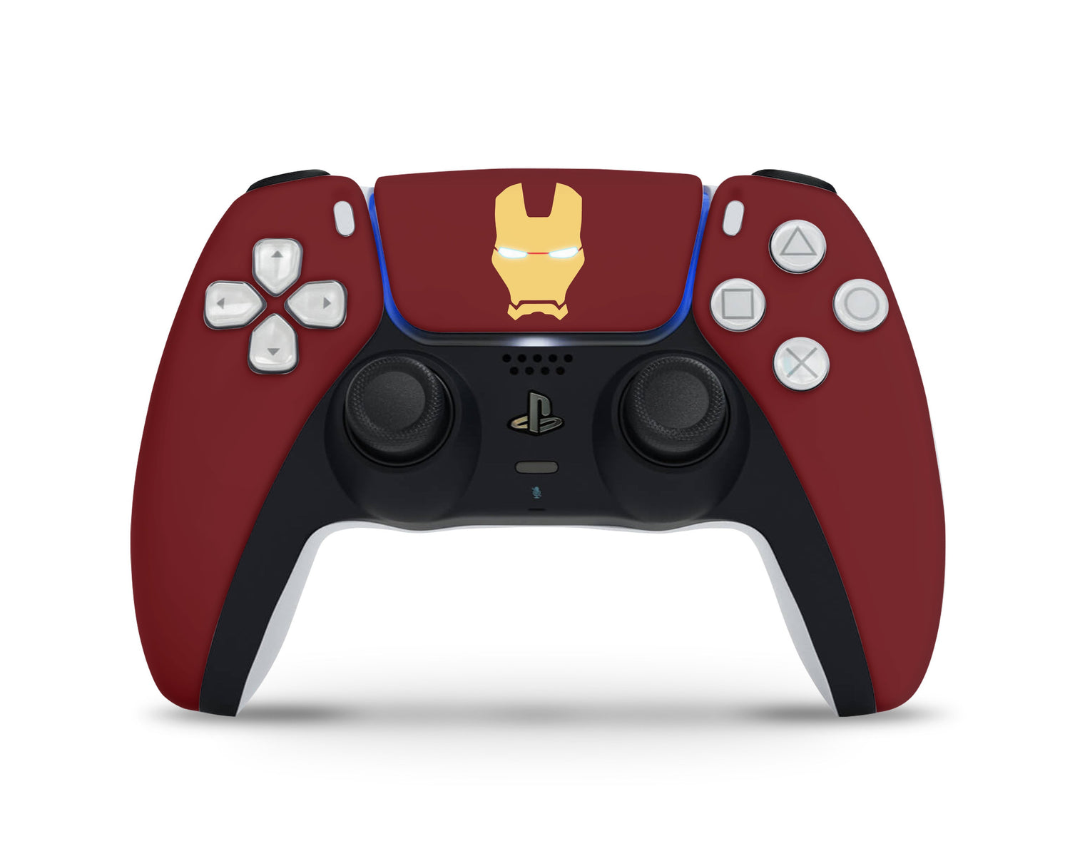 Lux Skins PS5 Controller Iron Man with ChestplateSkins - Pop culture Comics Skin