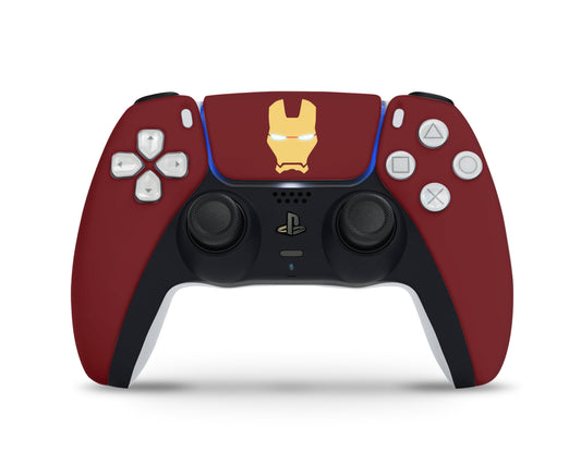 Lux Skins PS5 Controller Iron Man with ChestplateSkins - Pop culture Comics Skin