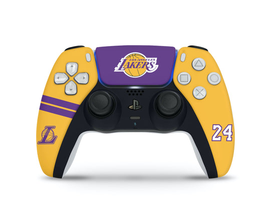 Lux Skins PS5 LA Lakers Kobe 24 PS5 Skins - Sports Basketball Skin