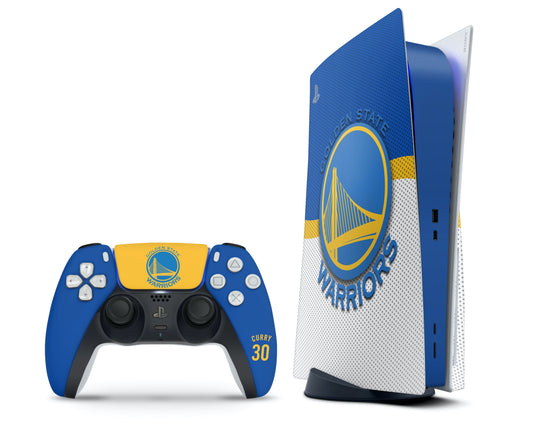 Lux Skins PS5 Golden State Warriors Steph Curry PS5 Skins - Sports Basketball Skin