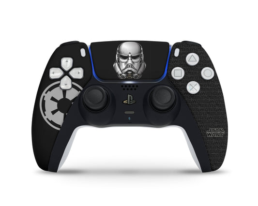 Lux Skins PS5 Star Wars Stormtrooper Black PS5 Skins - Pop culture Star Wars Skin