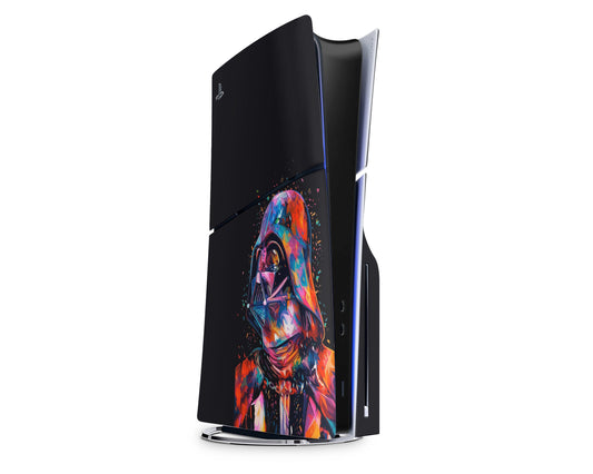 Lux Skins PS5 Slim Star Wars Darth Vader Confetti PS5 Slim Skins - Pop culture Star Wars Skin