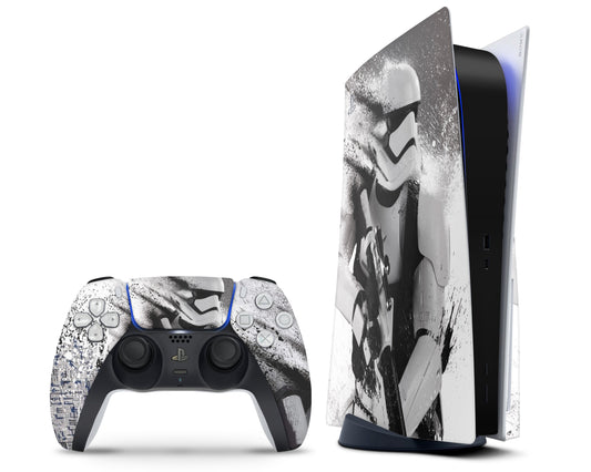 Lux Skins PS5 Star Wars Stormtrooper White PS5 Skins - Pop culture Star Wars Skin
