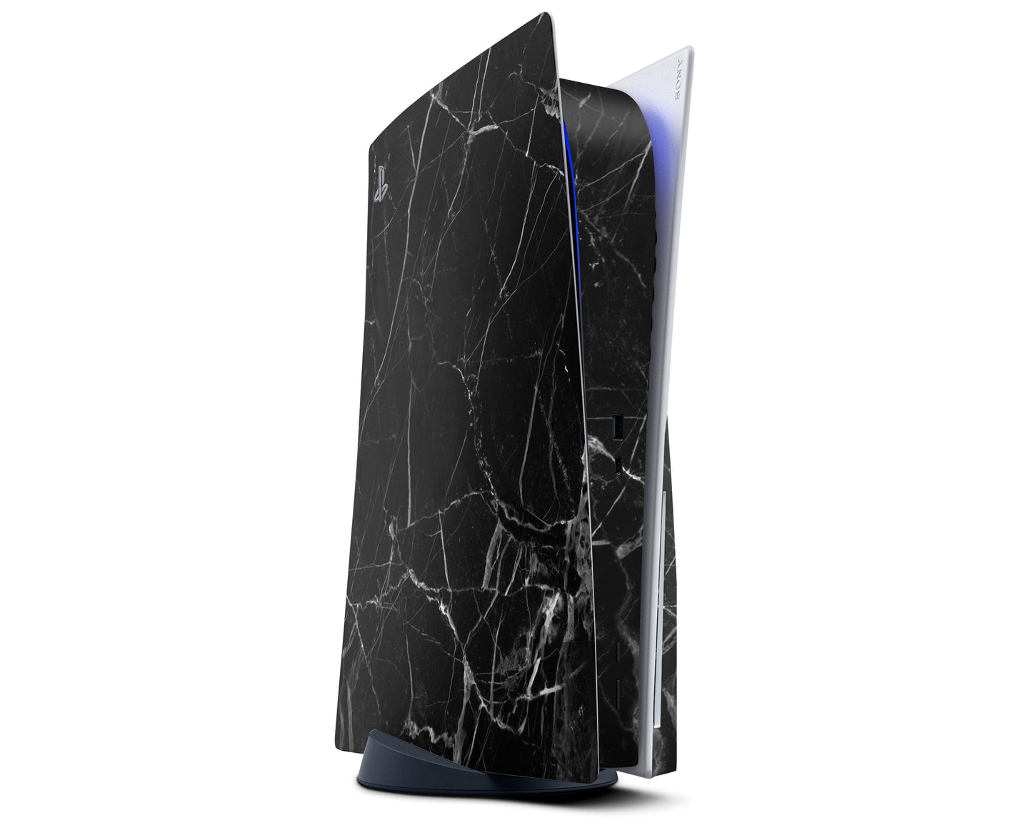 Lux Skins PS5 Black Marble PS5 Skins - Pattern Marble Skin