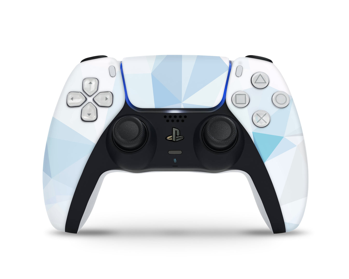 Lux Skins PS5 Ice Blue Geometric PS5 Skins - Pattern Texture Skin