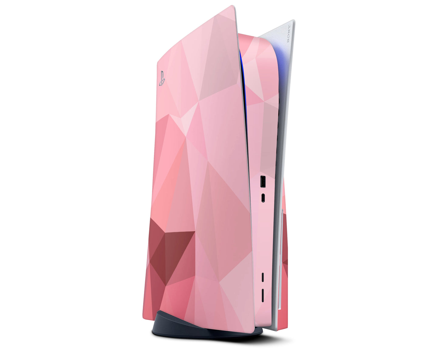 Lux Skins PS5 Pink Geometric PS5 Skins - Pattern Texture Skin