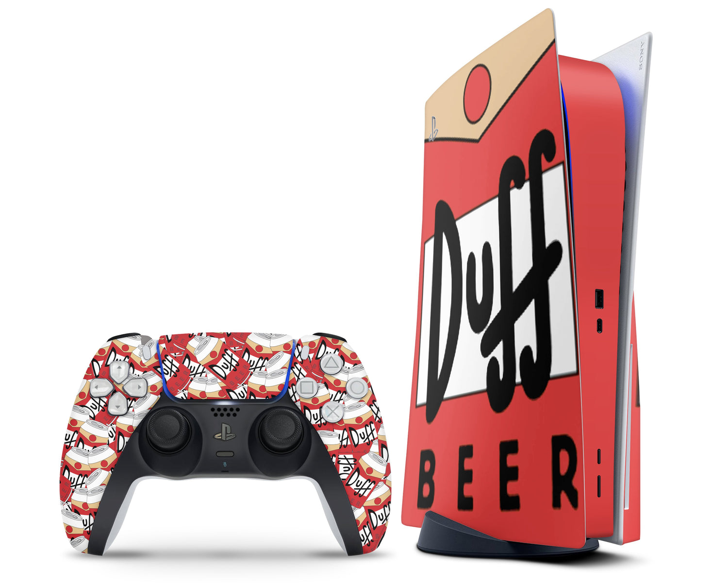 Lux Skins PS5 Duff Beer PS5 Skins - Pop culture Comics Skin