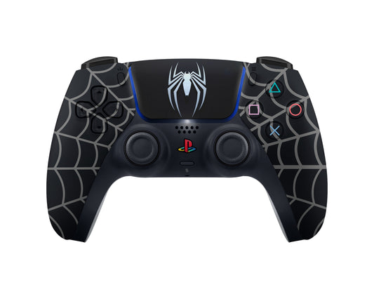 Lux Skins PS5 Controller Black Marvel Spider-man 2Skins - Pop culture Spiderman Skin