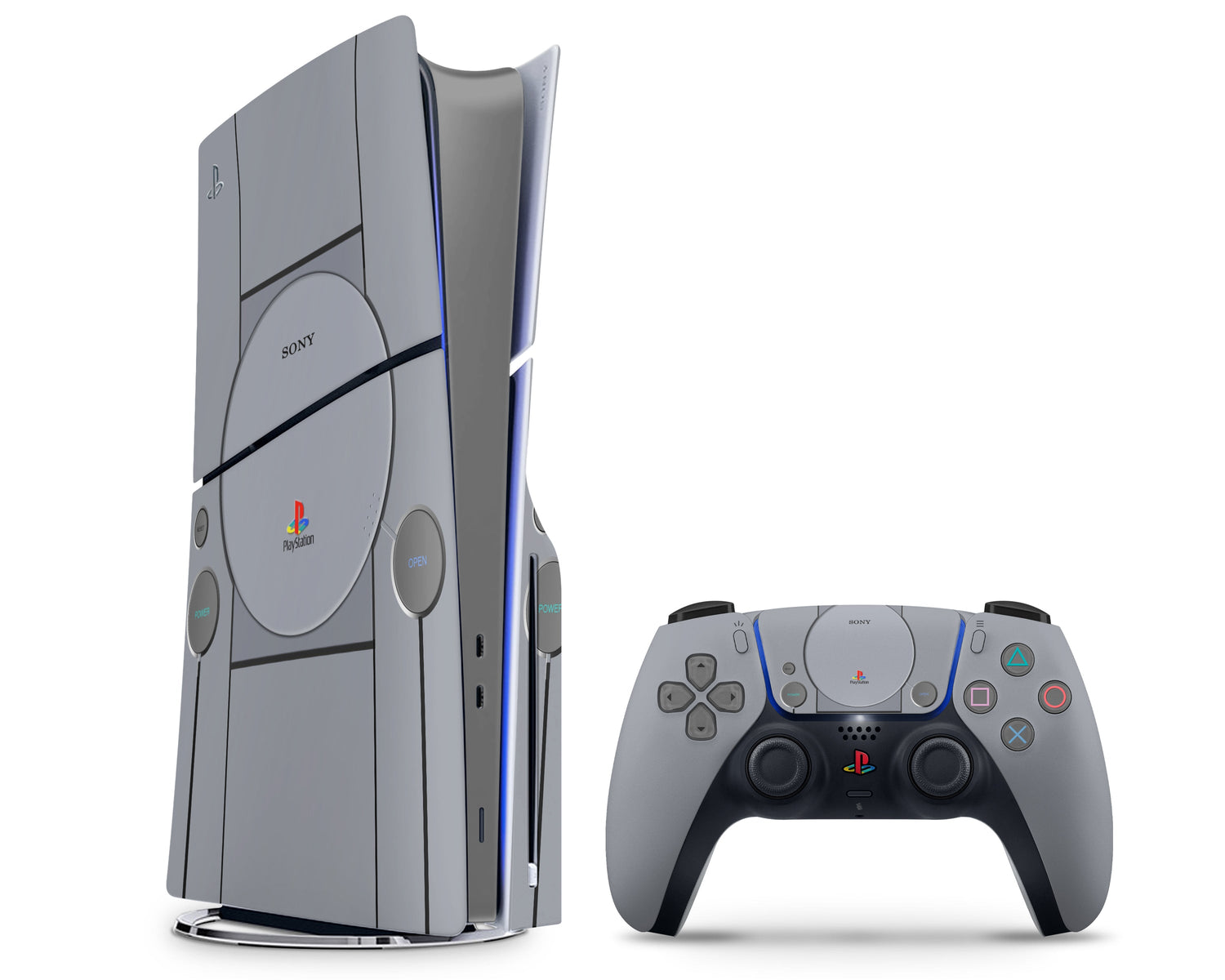 Retro PlayStation 1 Inspired PS5 Slim Skin