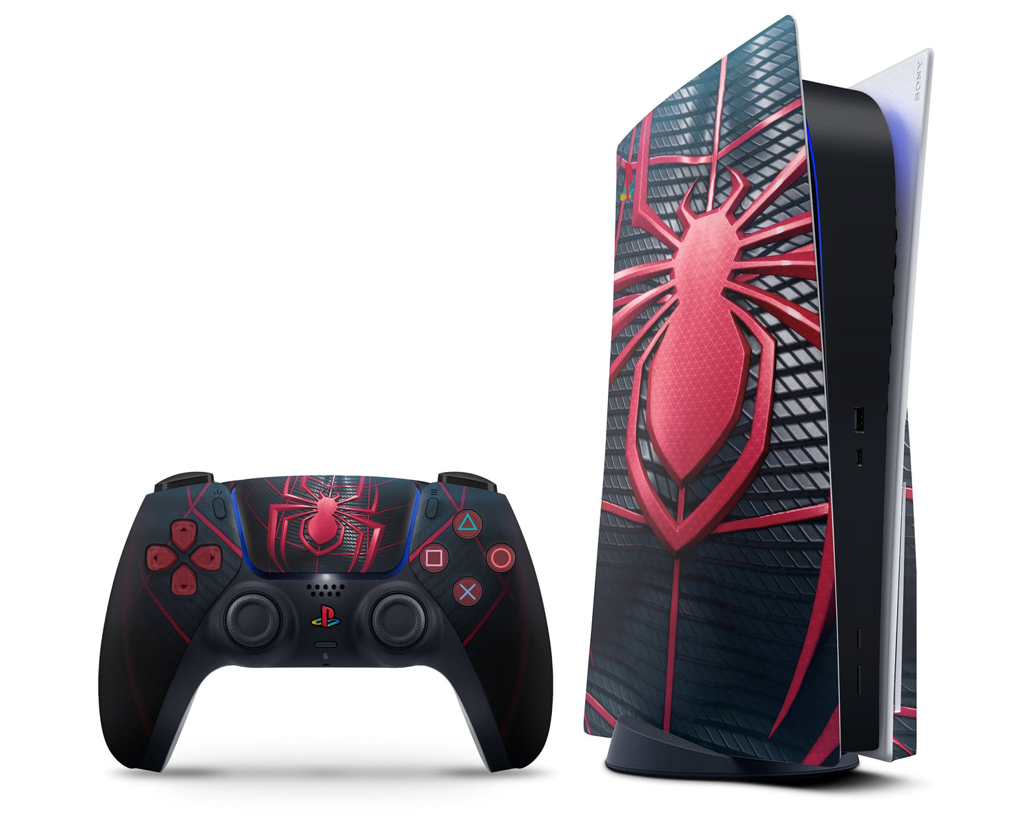 Marvel SpiderMan 2 PS5 Skin – Lux Skins Official