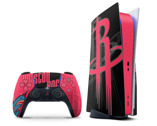 Lux Skins PS5 Houston Rockets PS5 Skins - Sports Basketball Skin