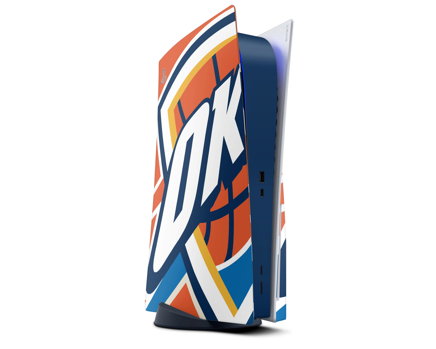 Lux Skins PS5 Oklahoma City Thunder PS5 Skins - Sports Basketball Skin