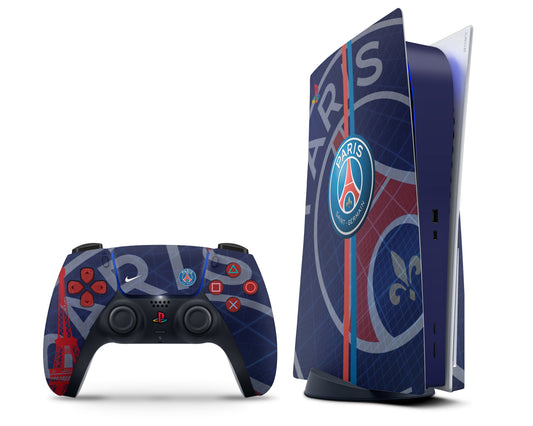 Lux Skins PS5 Paris Saint-Germain FC PS5 Skins - Sports Soccer Skin