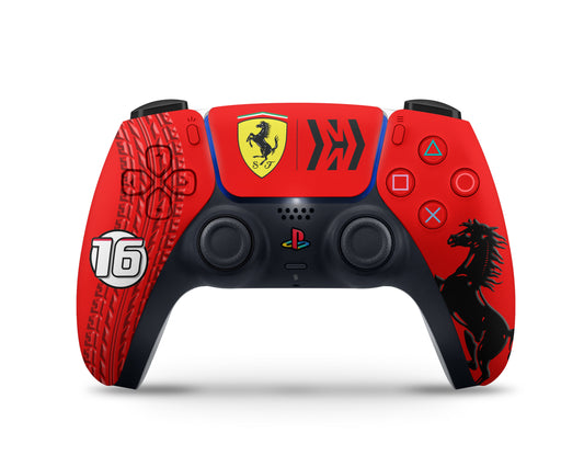 Charles Leclerc F1 Ferrari PS5 Controller Skin