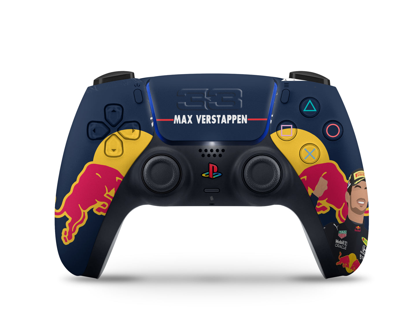 Max Verstappen F1 Red Bull PS5 Controller Skin