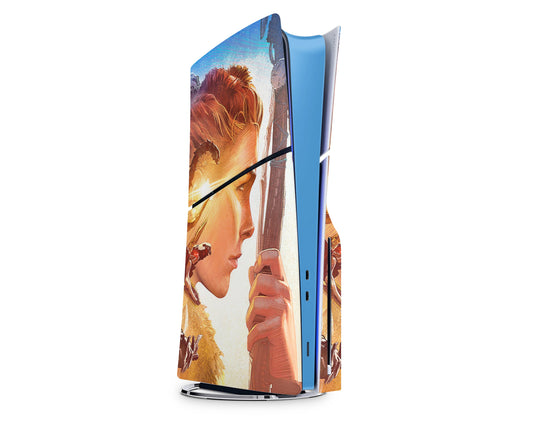 Lux Skins PS5 Slim Horizon Forbidden West PS5 Slim Skins - Pop culture  Skin