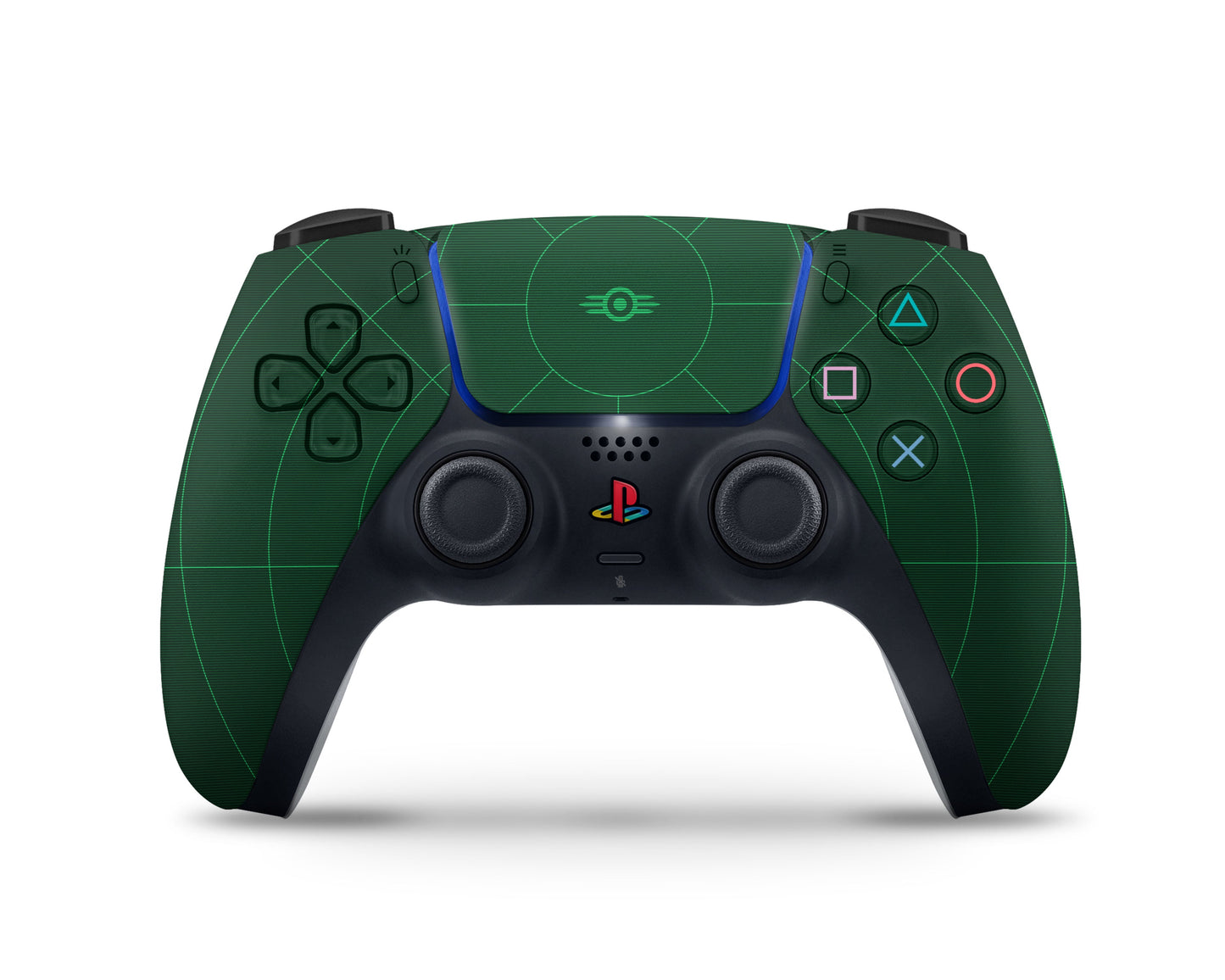 Lux Skins PS5 Fallout Minimalistic Green PS5 Skins - Pop culture Fallout Skin