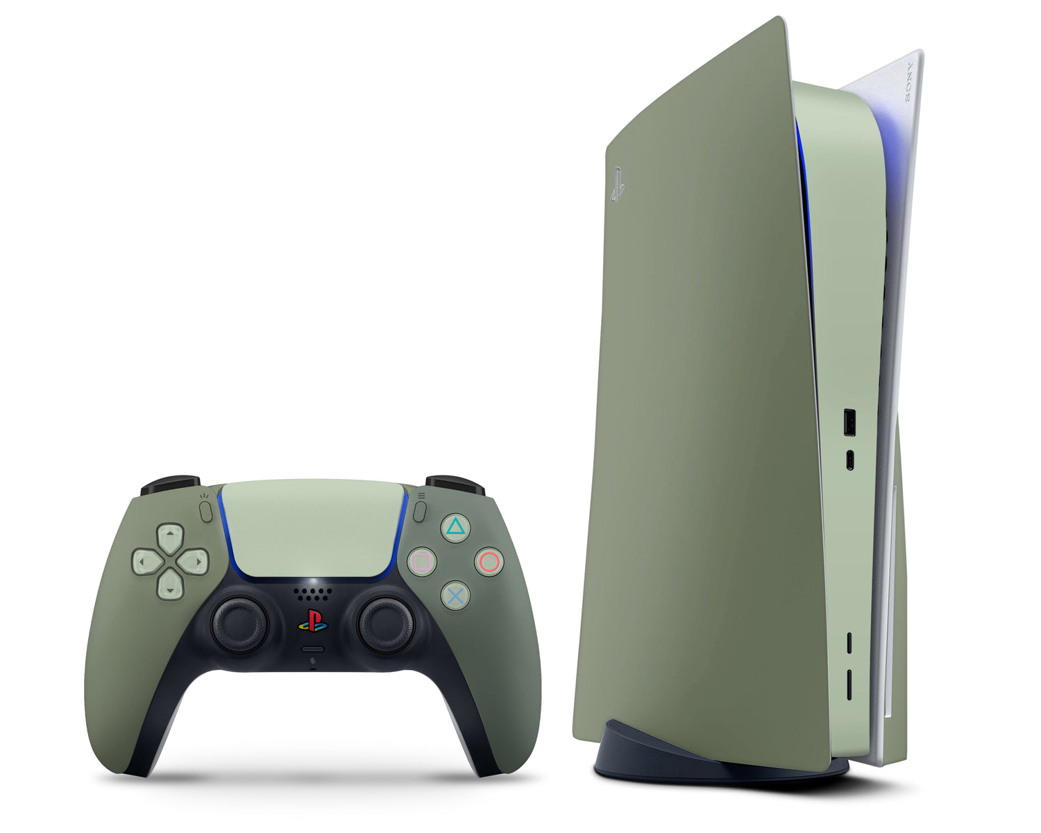 Lux Skins PS5 Garden of Eden PS5 Skins - Solid Colours Colour Blocking Skin