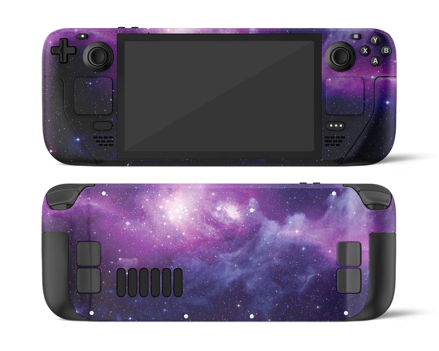 Lux Skins Steam Deck Purple Galaxy Full Set Skins - Galaxy Abstract Skin
