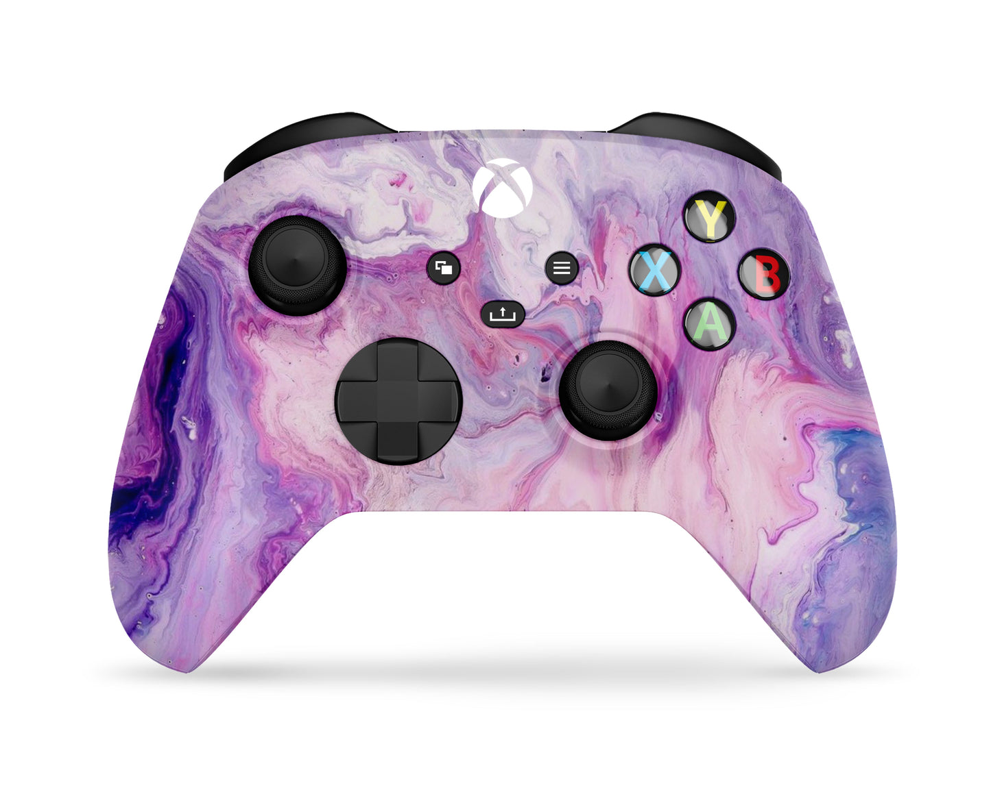 Lux Skins Xbox Series Controller Purple Wavy MarbleSkins - Pattern Abstract Skin