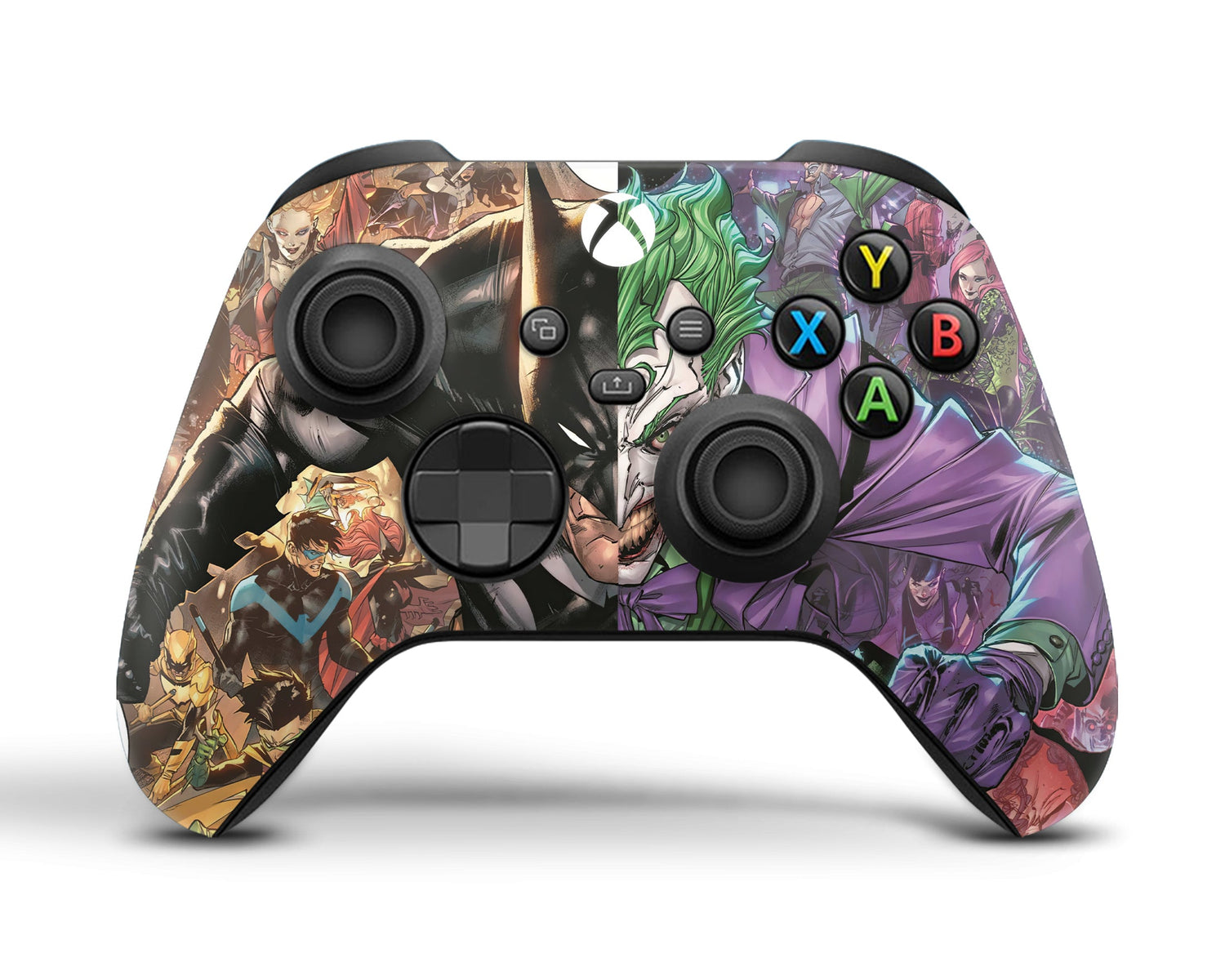 Lux Skins Xbox Series Controller Batman vs JokerSkins - Pop culture Batman Skin