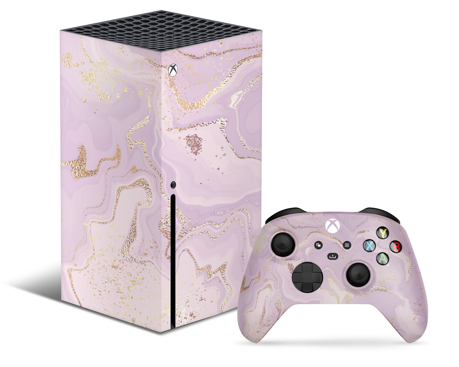 Lux Skins Xbox Series X Ethereal Lavender Marble Xbox Series X Skins - Pattern Marble & S Skin