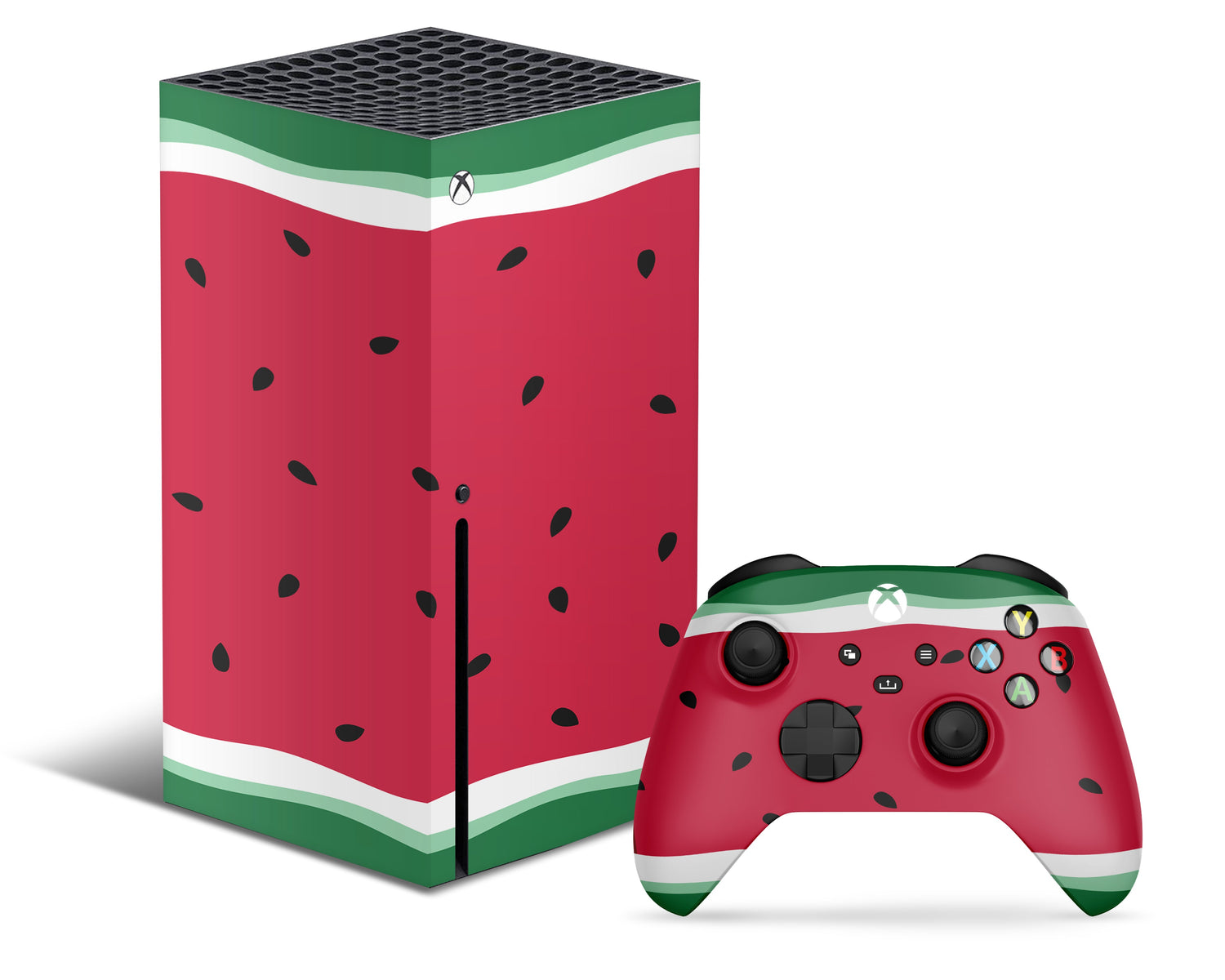 Lux Skins Xbox Series X Watermelon Xbox Series X Skins - Pattern Fruits & S Skin