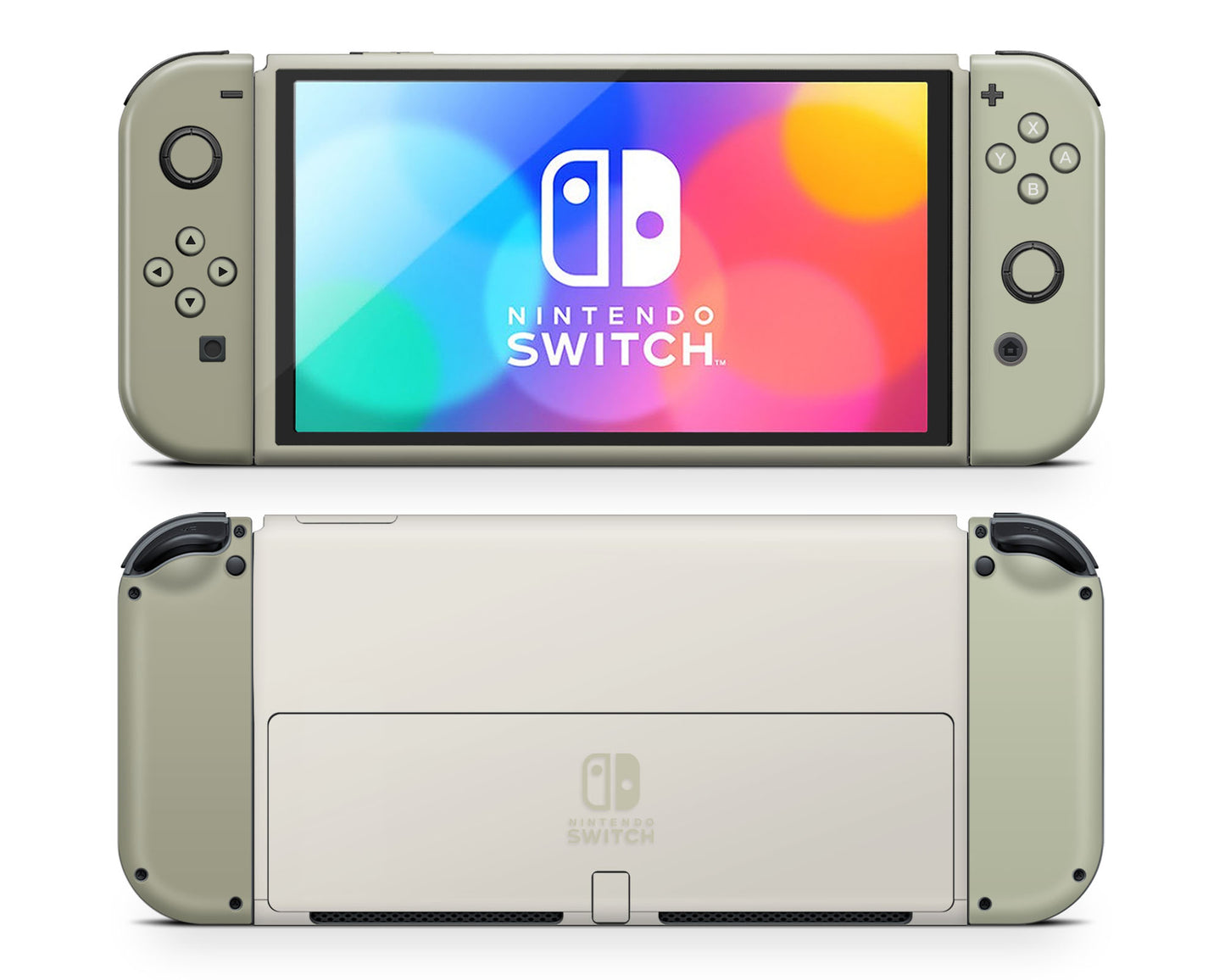 Cosy Matcha Green Nintendo Switch OLED Skin