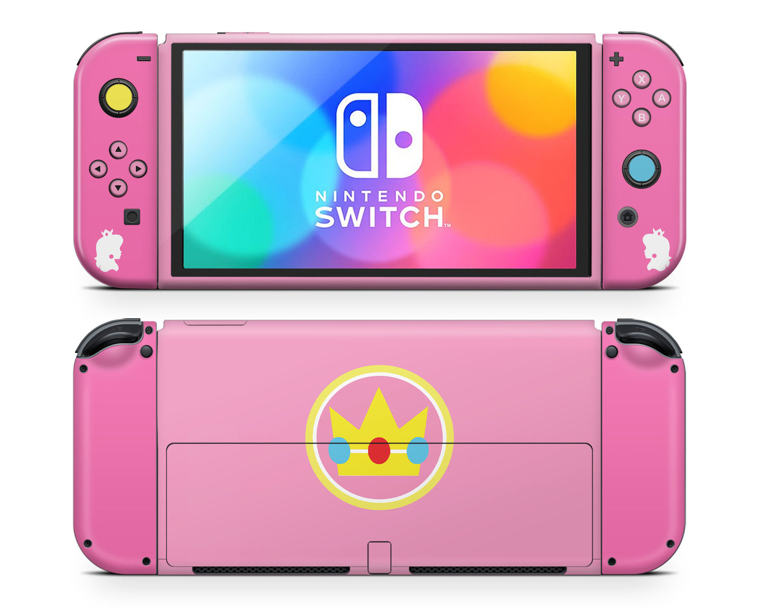 Princess Peach Minimalist Nintendo Switch OLED Skin – Lux Skins Official
