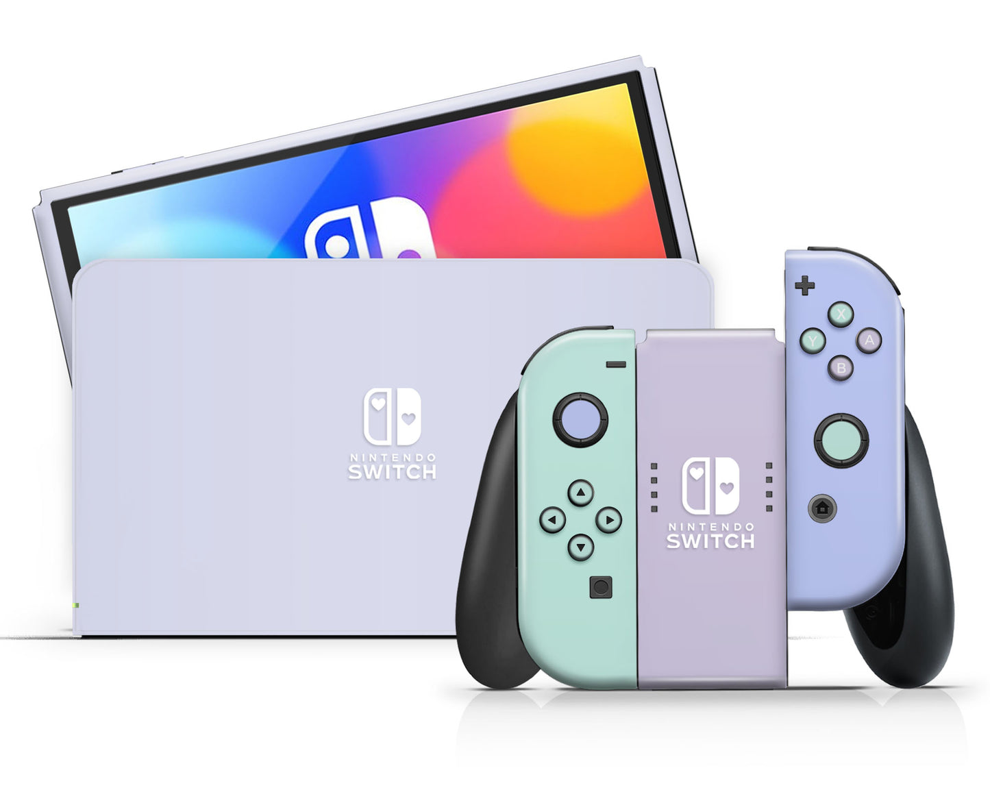 Purple Madness Nintendo Switch OLED Skin